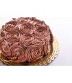 کیک شکلاتی مدل رز