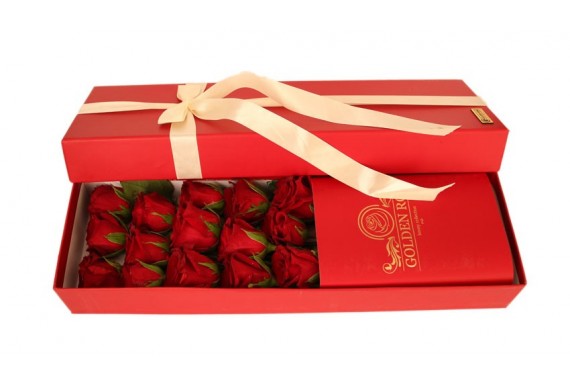 Golden red Rose