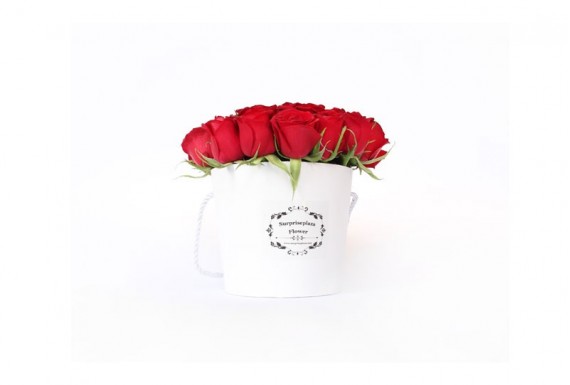 Surpriseplaza Rose Buckets-White