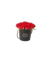سطل گل رز سورپرایزپلازا-مشکی