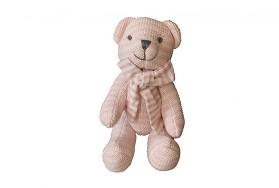 knitted Teddy Bear (Pink)