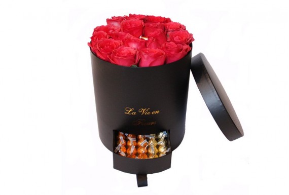 cylinder surprise box-black