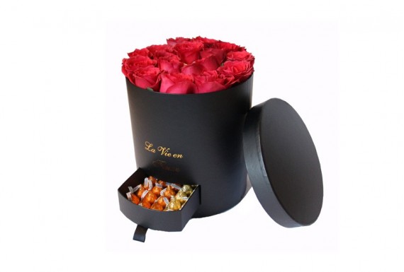 cylinder surprise box-black