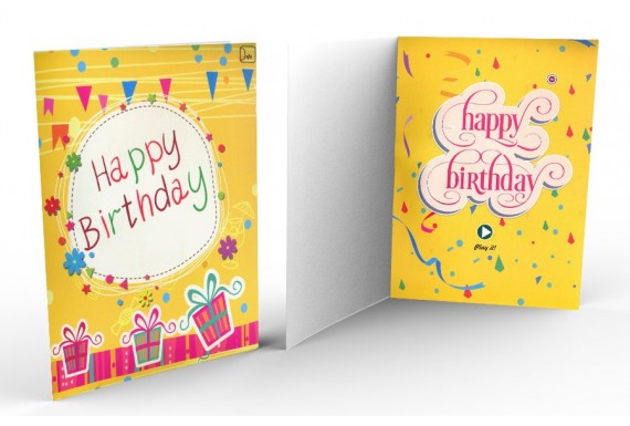Happy Birthday Voice Recording Greeting Card