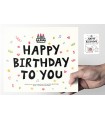 Photo Frame Happy Birthday card