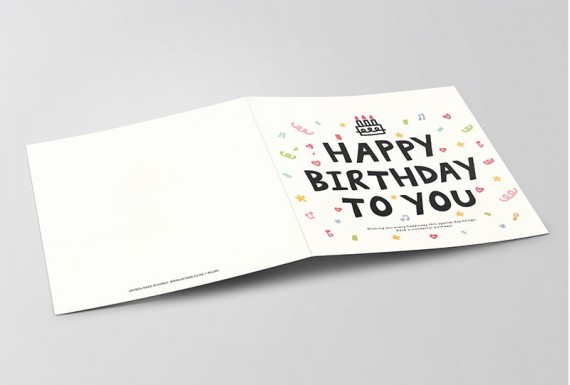 Photo Frame Happy Birthday card