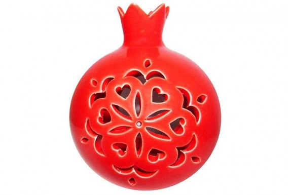 pomegranate candle holder