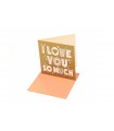 I Love You so Much greeting card