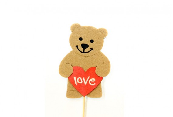 Love bear gift stick