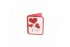 Valentine's day Hande made greeting card