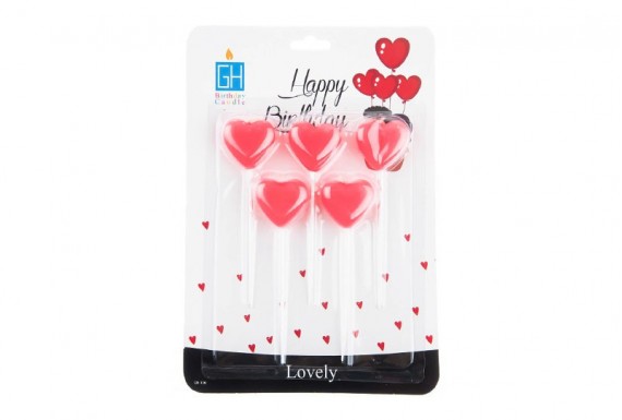 Heart candles