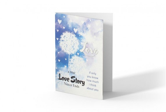 Dandelion greeting card