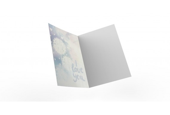 Dandelion greeting card