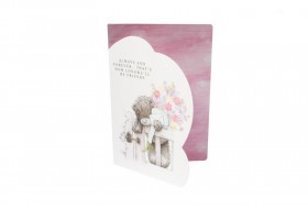 Teddy bear and the letter greeting card