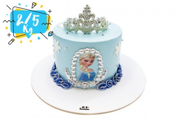 Frozen birthday cake