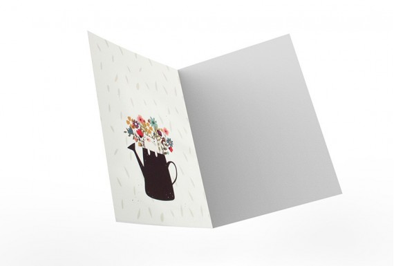 cat happy birthday greeting card