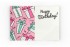 Gift box happy birthday greeting card