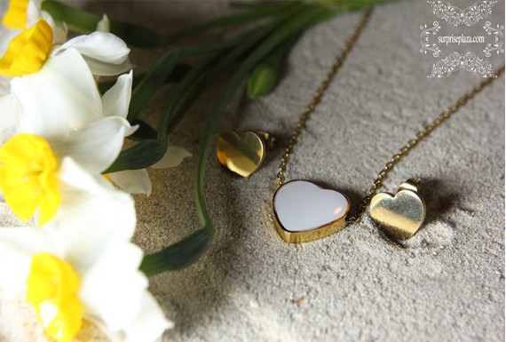 Stainless steel Heart shaped set No.4