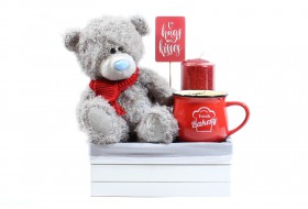 Teddy Bear & Mug Gift Hamper
