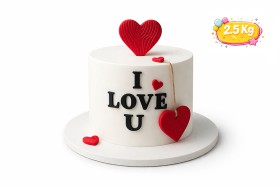 I Love You Cake