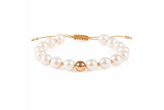 Pearl Gold Bracelet