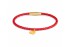Gold Heart Leather Bracelet